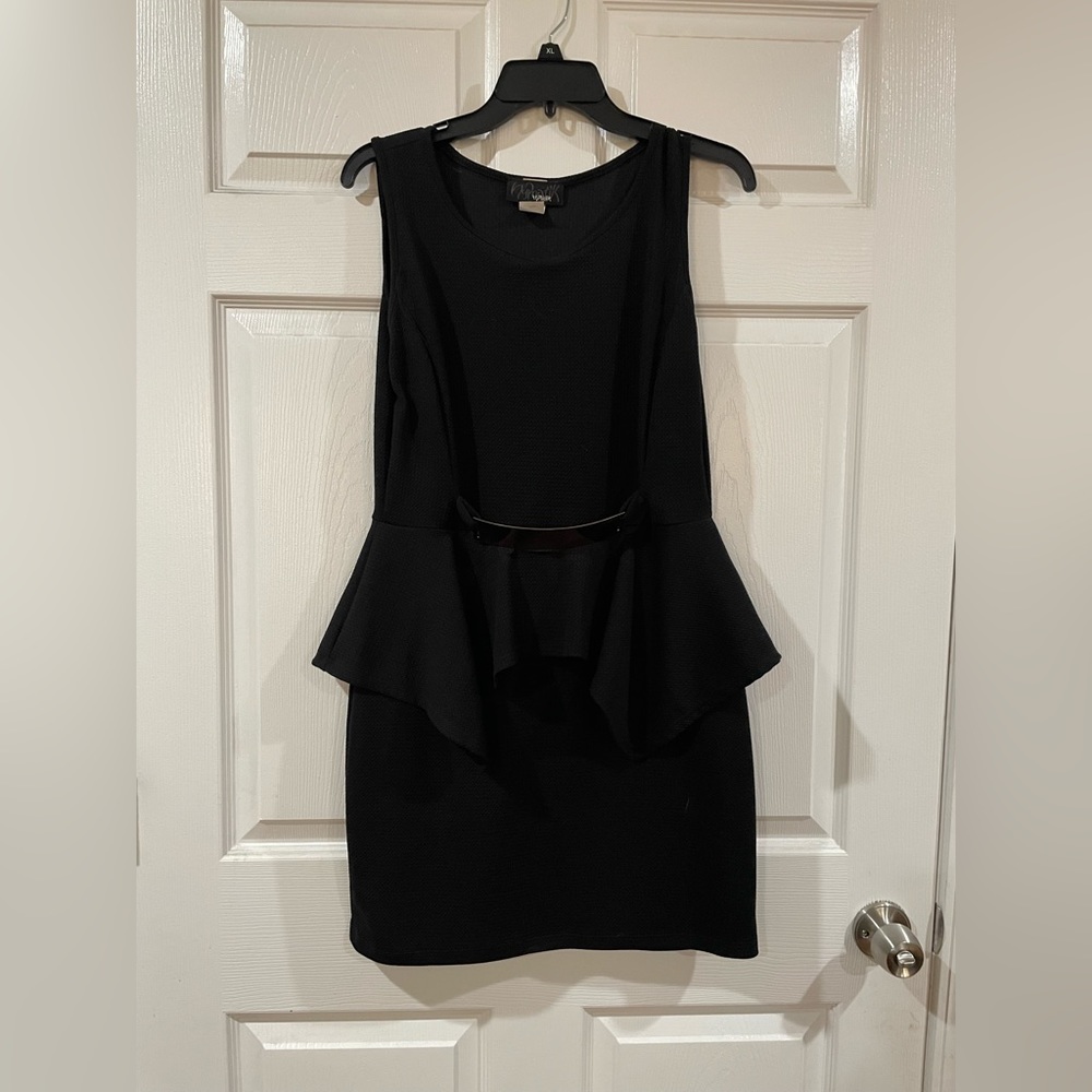 Black dress with Gold detail